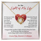 To The Light of My Life Necklace Gift From Your Soulmate Unique Necklace For Women