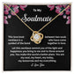 Soulmate Love Knot Necklace with Message Card & Gift Box