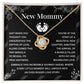 New Mommy Necklace Gift with Sweet Card