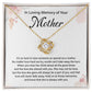 In Loving Memory Necklace Gift for Mother – Heartfelt Memorial Jewelry