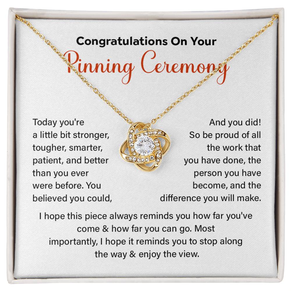 Congratulations On Your Pinning Ceremony Strength And Determination Jewelry Enjoy The View Necklace Best Wishes Necklace Path To Success Necklace Personal Growth Jewelry Motivational Jewelry For New Beginnings Meaningful Gift For Graduates