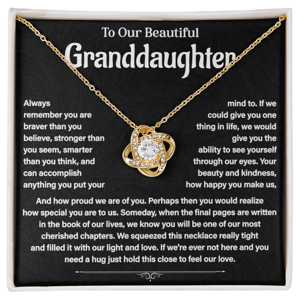To my beautiful Granddaughter