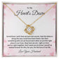 To My Heart's Desire Sentimental Jewelry For Wife Meaningful Necklace Gift