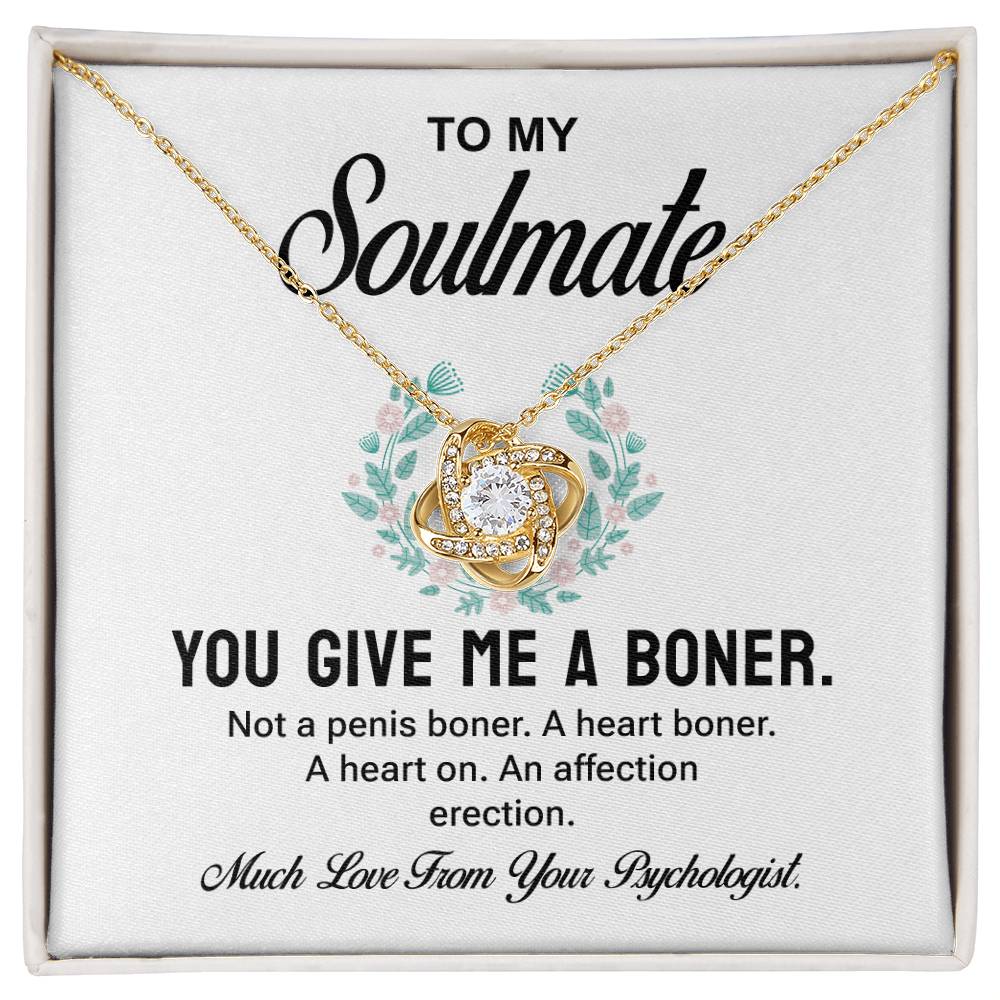 Funny Soulmate Necklace Gift from Psychologist
