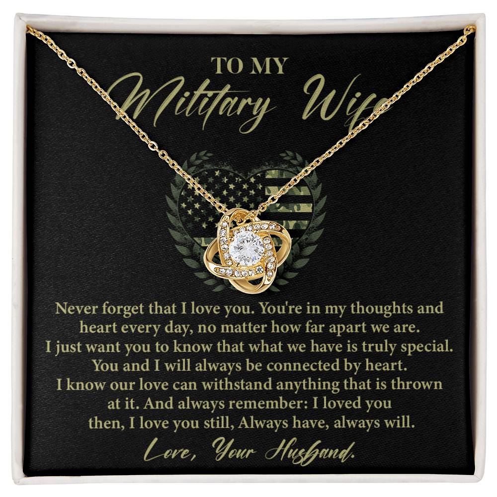 Military Wife Gift from Husband – With Message Card