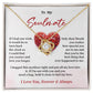 To My Soulmate Necklace Gift From Your Soulmate Inspirational Necklace