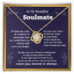 To my Soulmate If I Had a one wish it would be turn back Soulmate necklace for wife