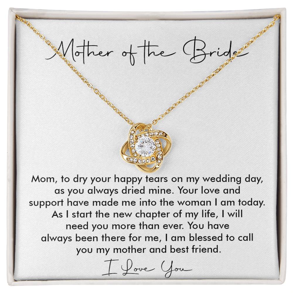 Necklace for Mom from Bride Wedding Day