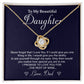 Daughter Necklace Gift from Dad – Special Message of Love