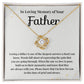 Memorial Necklace Gift for Loss of Father – Gift Box