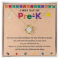 First Day of Pre-K Necklace Gift for Daughter or Granddaughter