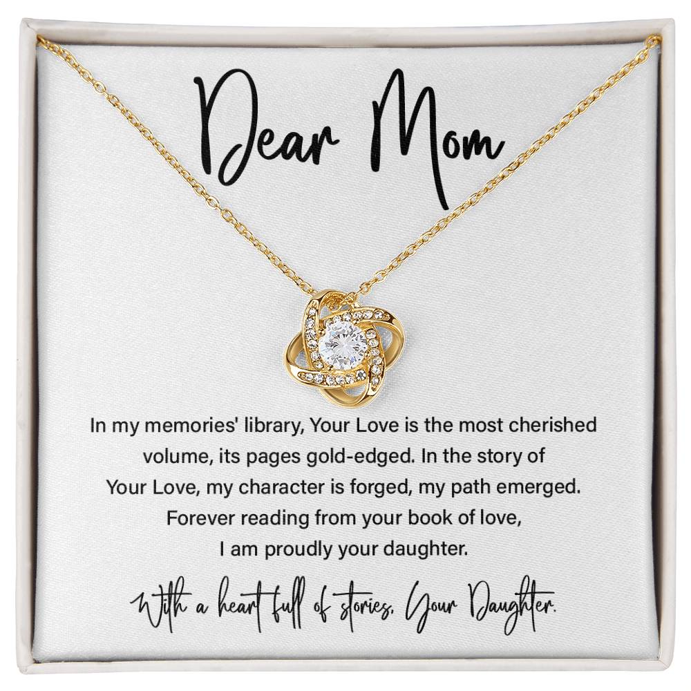 Dear Mom, Best Necklace Gift From Daughters To Mom Inspirational Necklace Gift Best Mother’s Day Necklace Gift Mother-daughter Bond Necklace Gift Jewelry Gift Necklace With Message Thoughtful Gift Necklace Sentimental Necklace Gift