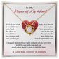 To The Keeper of My Heart Necklace Gift From Your Soulmate Romantic Jewelry Gift