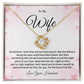 To My Wife Heartfelt Necklace Gift From Your Soulmate Romantic Jewelry Gift