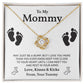 Pregnancy Necklace Gift for Mommy Message Card