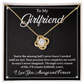 Faithful Love Necklace for Girlfriend with Message Card