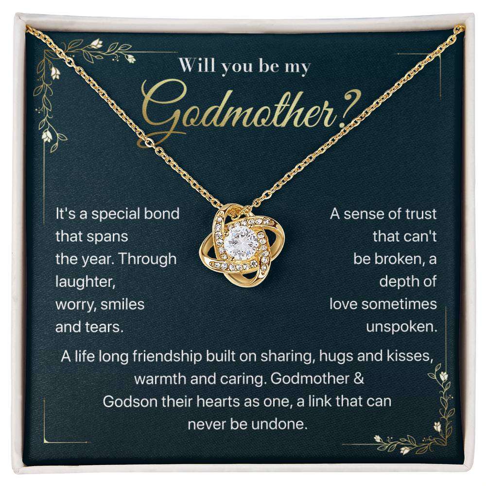 Will you be my Godmother Endless Support Necklace Bright Future Necklace Faithful Godmother Jewelry Strength In Unity Necklace Empowering Presence Jewelry Enduring Bond Necklace Emotional Support Pendant Inspirational Connection Jewelry