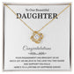 Daughter Engagement Necklace from Parents – Lifetime Happiness Gift