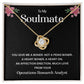 Funny Gift from Analyst to Soulmate Necklace Box