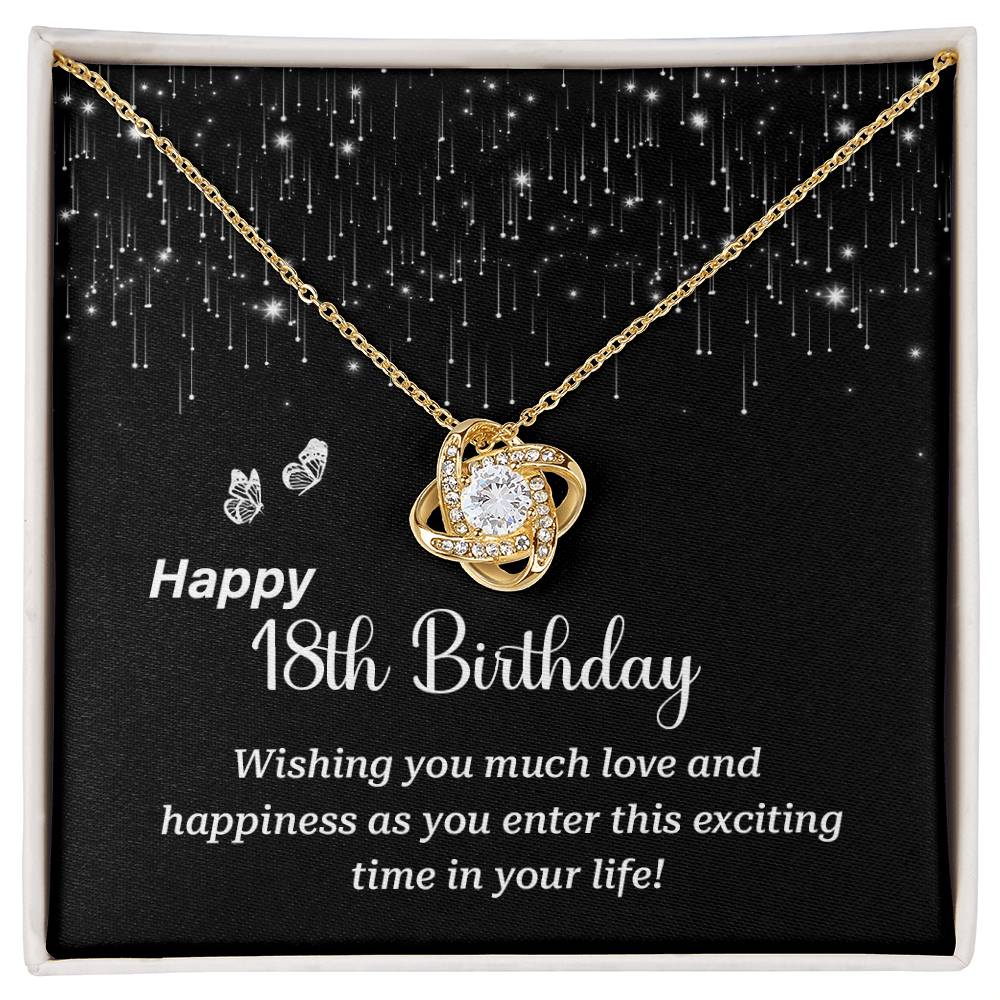 18th Birthday Necklace Gift for Her – Elegant Milestone Keepsake
