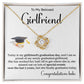 Girlfriend Graduation Necklace with Funny Proud Message