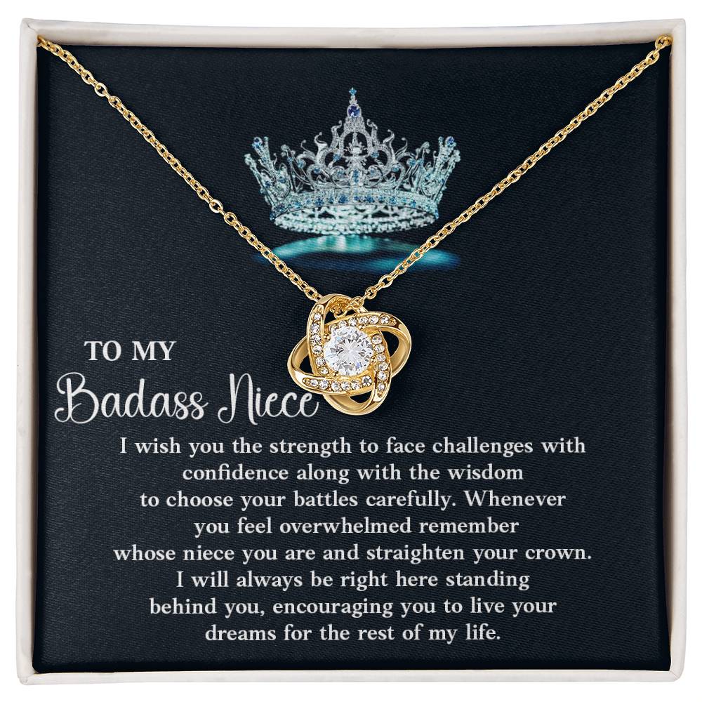Badass Niece Gift From Aunt or Uncle With Love Message