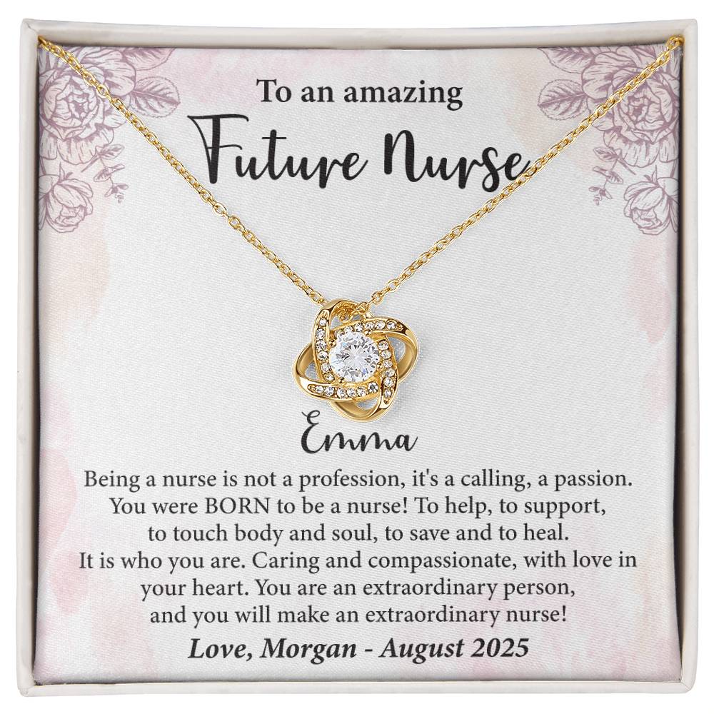 To An Amazing Future Nurse Emma: Born To Care, Heal, And Make A Difference