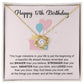17th Birthday Gift for Her – Love Knot Necklace & Box