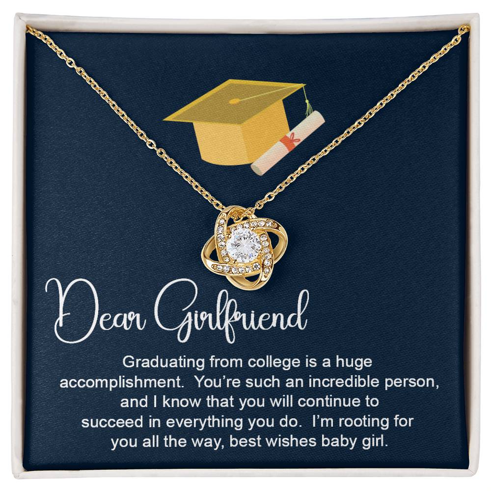 Dear Girlfriend Necklace Girlfriend Graduation Necklace Gift Gift For Graduation Necklace For Girlfriend Proud Of You Graduation Necklace Best Wishes Necklace For Girlfriend Sentimental Gift For Girlfriend Necklace For Girlfriend Necklace For Girlfriend