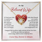 To My Beloved Wife Necklace Gift From Your Husband Stylish Necklace Gift