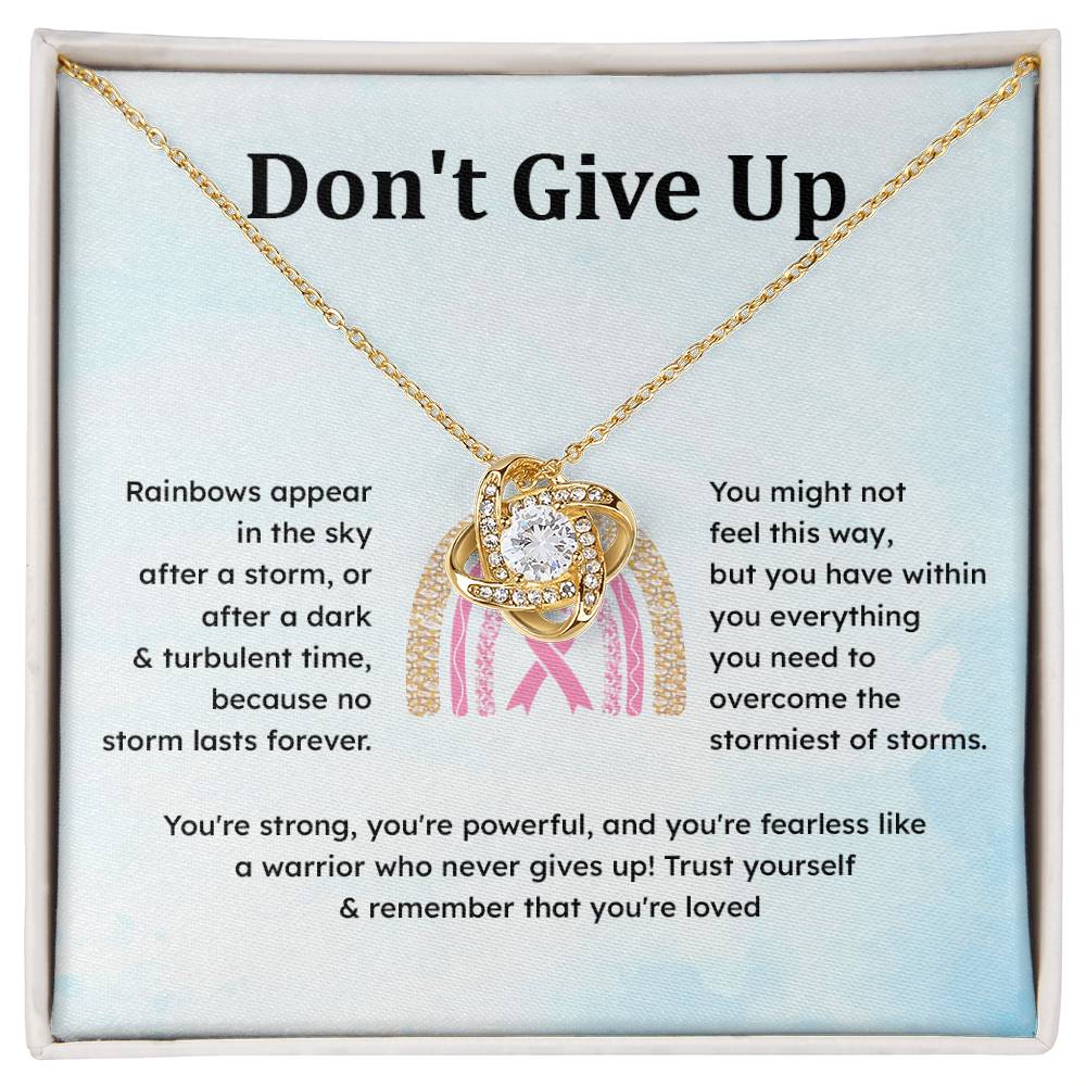 Don't Give Up Strength In Adversity Jewelry Don't Give Up Necklace Gift From Your Husband Meaningful Gift Supportive Gift Motivational Jewelry Never Give Up Necklace Breast Cancer Necklace For Soulmate Personal Growth Jewelry