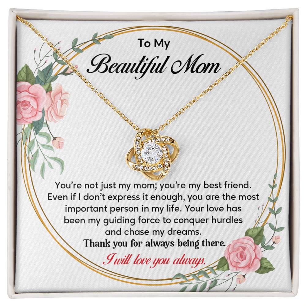 Gift for Mom from Daughter or Son with Message Card