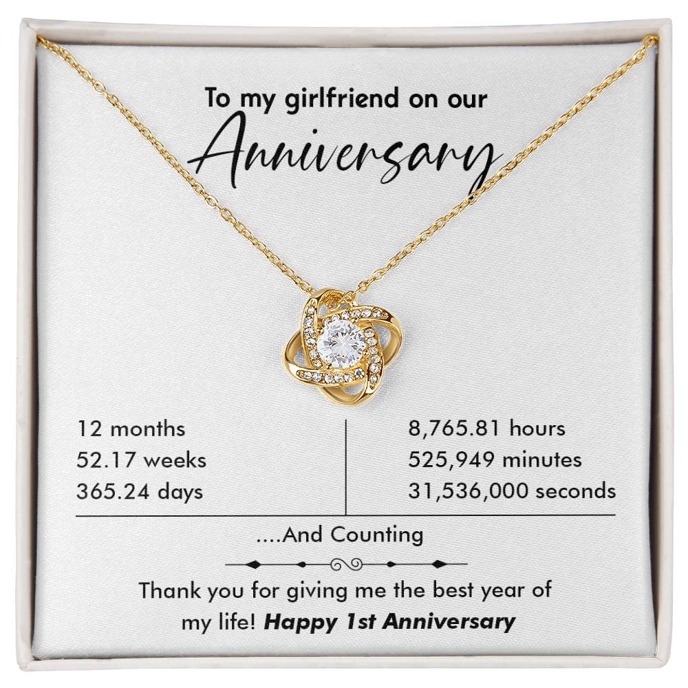 1st Anniversary Gift for Girlfriend – Necklace Box