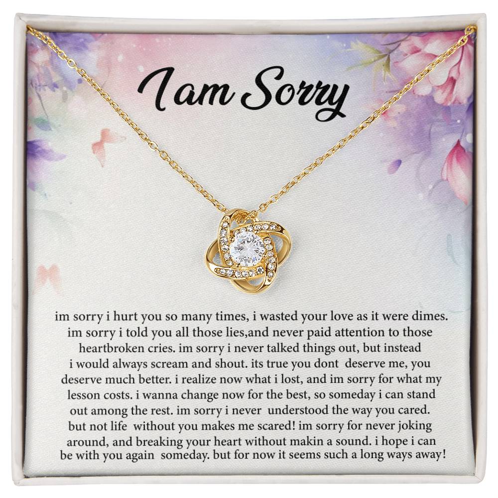 I Am Sorry For Hurting You Necklace.