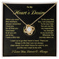 Heart’s Desire Necklace Gift – Message Card & Box
