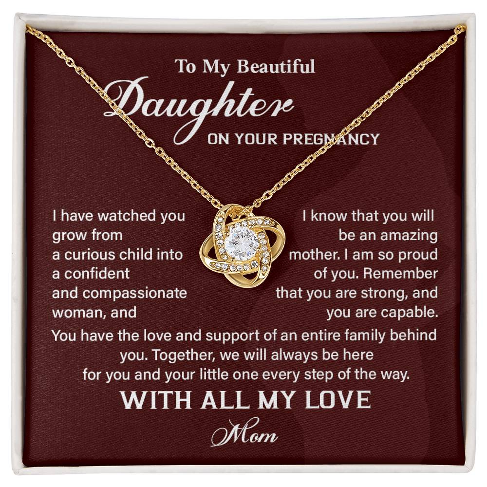 Pregnancy Gift for Daughter from Mom – With Message Card