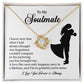 Soulmate Necklace – Gift for Wife or Girlfriend with Romantic Message
