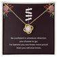 Graduation Gift Necklace for Daughter with Inspirational Card