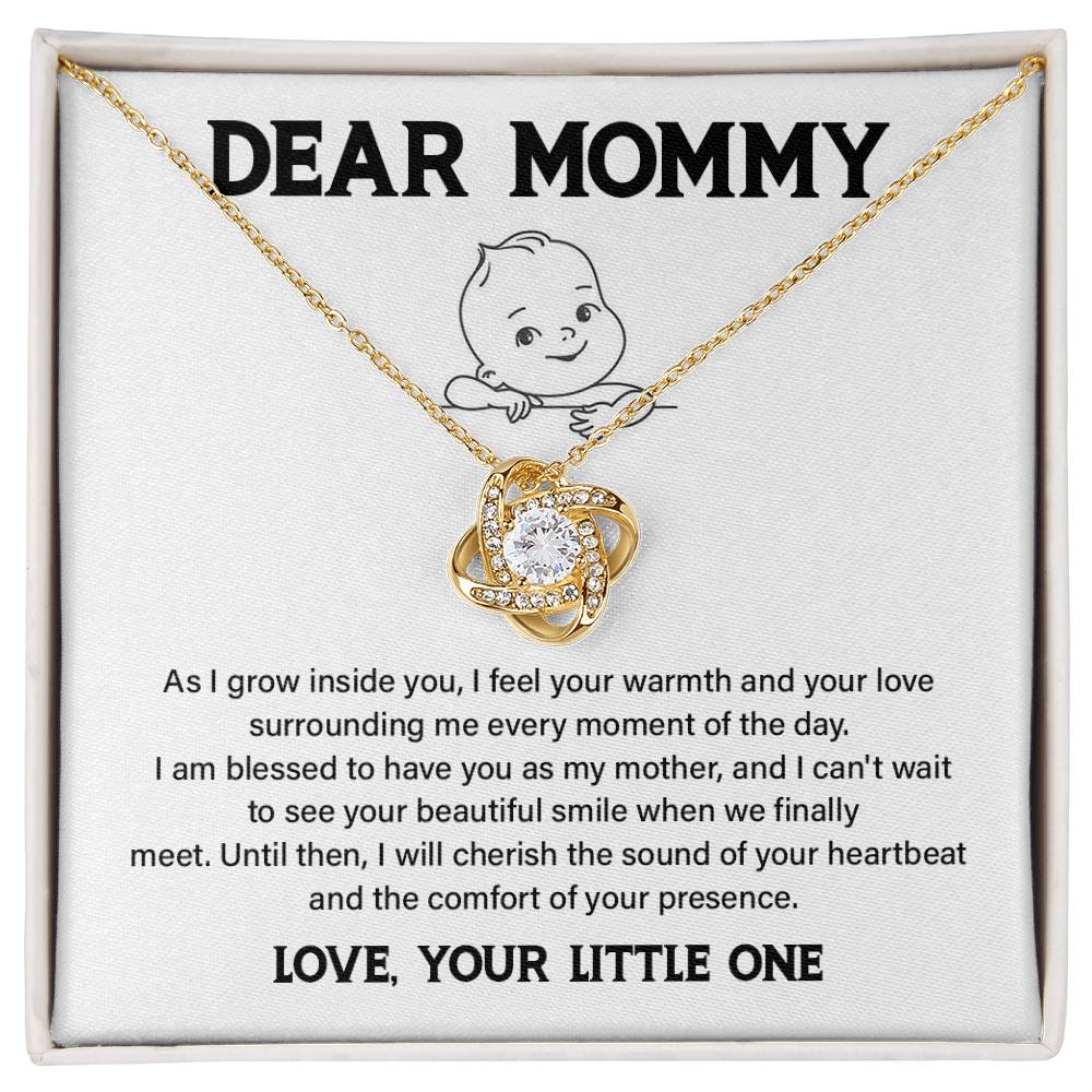 Gift for Pregnant Mom from Baby – Dear Mommy Message Card