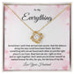 To My Everything Necklace Gift From Your Husband Sentimental Jewelry For Wife