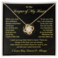Keeper of My Heart Necklace Gift with Message Card