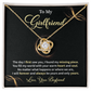 Romantic Necklace Gift for Girlfriend with Message Card