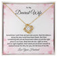 Dearest Wife Necklace from Husband – Romantic Jewelry Gift Box
