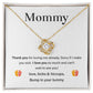 Funny Necklace Gift for Pregnant Mom from Baby Bump in Tummy