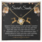 Whispers of Kindness: Secret Santa Love Knot Necklace