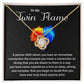 Twin Flame Gift for Her with Love Quote Card