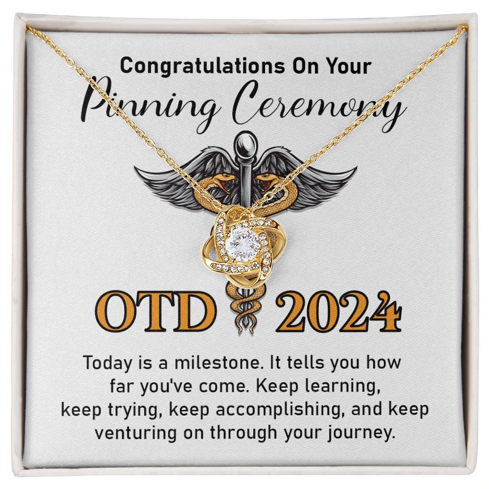 Congratulations On Your Otd 2024 Pinning Ceremony Necklace Otd 2024 Pinning Ceremony Necklace Pinning Ceremony Milestone Necklace Congratulations Pinning Ceremony Jewelry Otd 2024 Graduation Necklace Gift Necklace For Celebrating