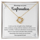 Blesing on your Confimation Necklace