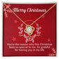 Merry Christmas Necklace: A Sparkling Reminder of Joy and Celebration