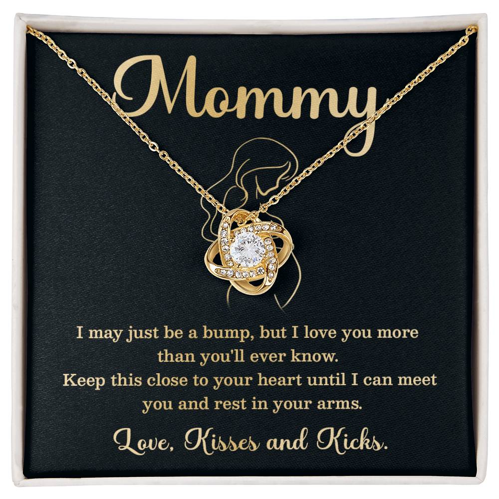 Gift for Pregnant Mom from Baby – Necklace with Card